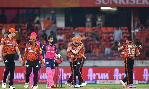  Sunrisers Hyderabad team players (PTI)