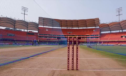 Rajiv Gandhi International stadium 