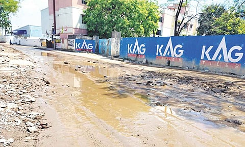 The sorry state of Velappanchavadi Road