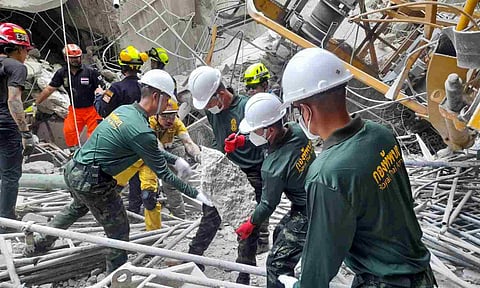 Rescue operations underway in earthquake-hit Myanmar (PTI)