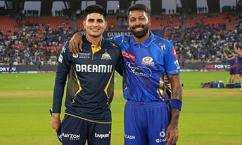 Shubman Gill and Hardik Pandya (Photo: X-@IPL)