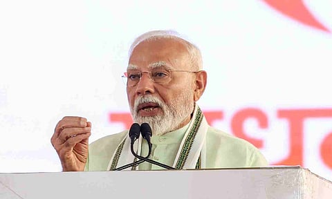 Modi lays foundation stone and inaugurates Rs 33,700 crore projects in Chhattisgarh