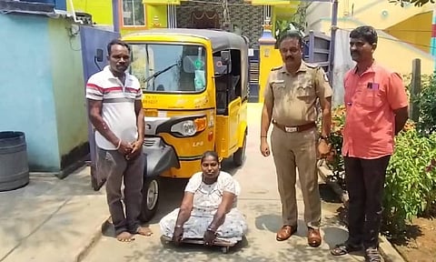 Police, volunteers offer auto to PwD woman to turn away from illicit liquor trade