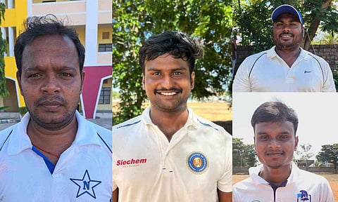 (L-R) A Gangatharan; T Deeparasu; B Kalaiarasan Sakthi; A Sivaprakash