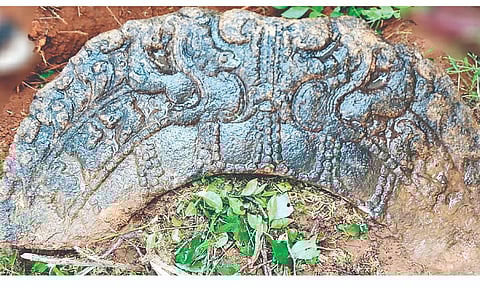 Remains of Chola-era Kattrali Kovil unearthed in Pudukkottai