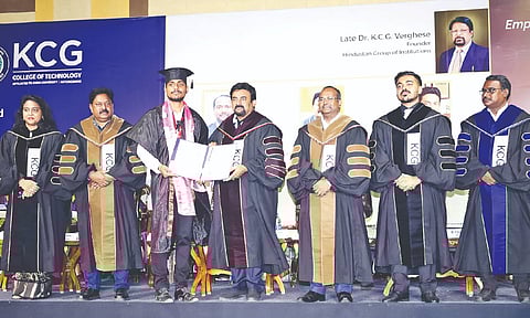 KCG College of Technology celebrated its 23rd Graduation Day 