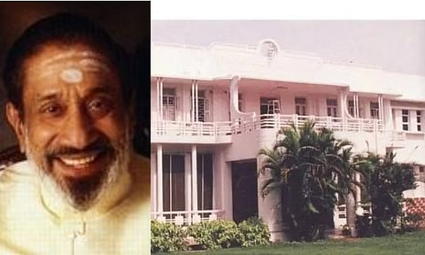 Late veteran actor Sivaji Ganesan; his bungalow 'Annai Illam'
