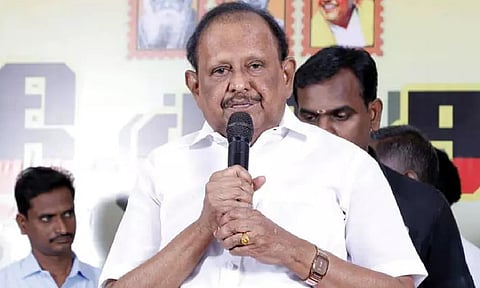 Minister for Law S Regupathy 