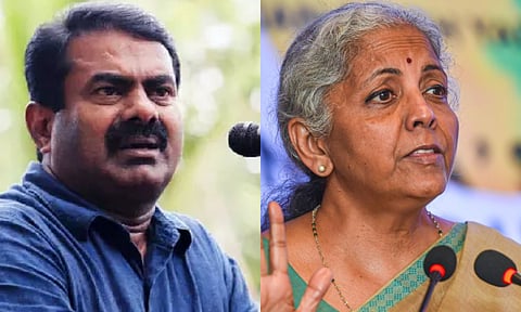 NTK chief Seeman, Union Finance Minister Nirmala Sitharaman