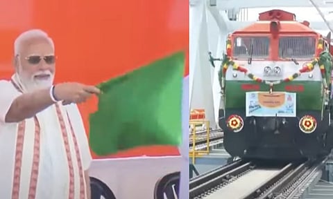 PM Modi inaugurates new Pamban rail bridge