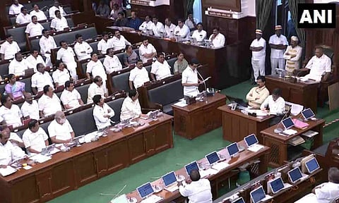 MK Stalin during the state assembly (ANI)