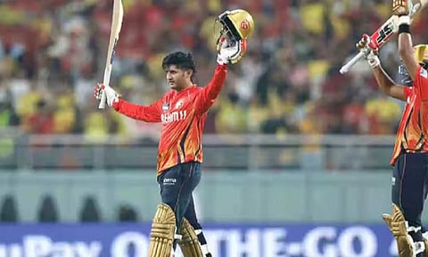 Rookie opener Priyansh Arya excels on IPL stage, smashes ton to fire Punjab Kings to 219/6