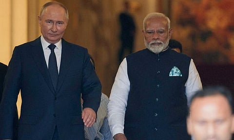 Prime Minister Narendra Modi and Russian President Vladimir Putin (Reuters) 