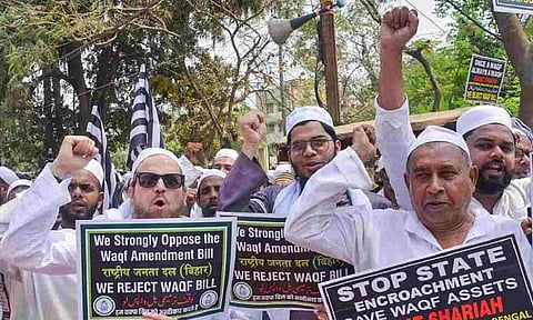 Muslim organisations have called for nationwide protests against the new Waqf law (PTI)