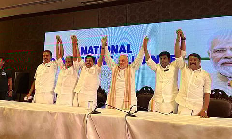 Still from the press conference 