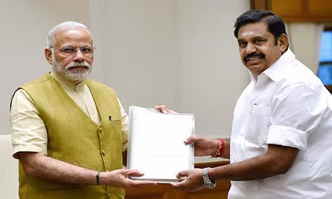 PM Modi with Edapadi Palaniswami