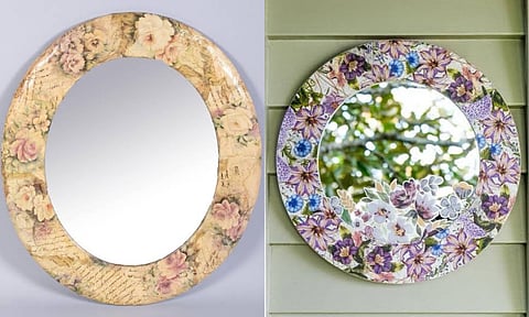 Decoupage representative images