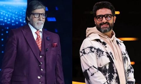  Amitabh Bachchan, Abhishek Bachchan (IANS)