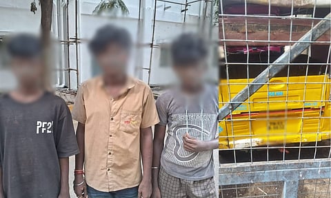 The 17-year-old who drove the auto-rickshaw, along with his friends