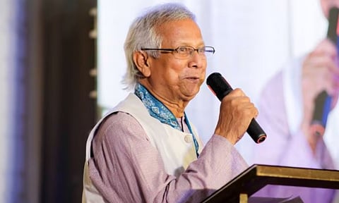 Interim government's chief advisor, Muhammad Yunus