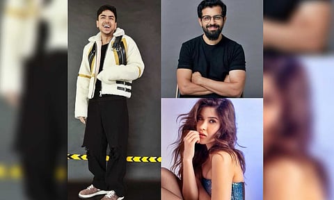 Actor Adarsh Gourav; Director Bijoy Nambiar and Actress Shanaya Kapoor (IANS)