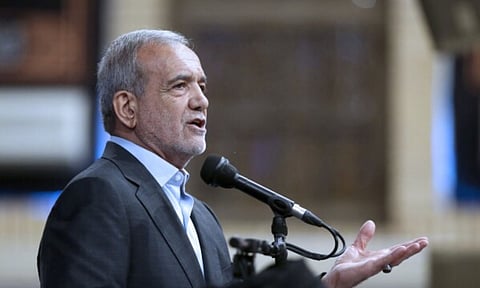 Iran's President Masoud Pezeshkian