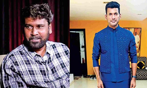Filmmaker Ravi Arasu; actor Vishal 