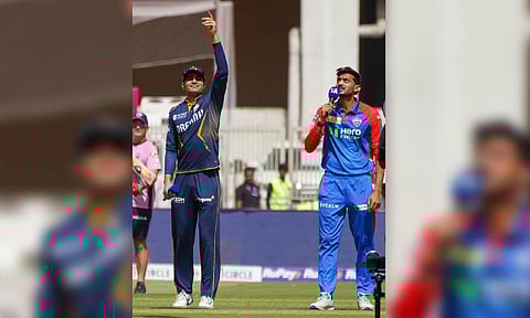 Visuals from the toss (IANS) 