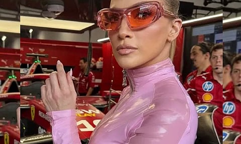 Jennifer Lopez sizzles in hot pink catsuit at F1 Grand Prix in Saudi Arabia
