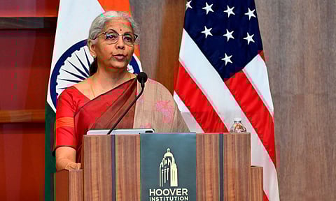 Finance Minister Nirmala Sitharaman 