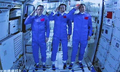 Representative Image of Chinese astronauts (AP)