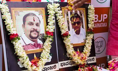 Manjunath Rao and Bharat Bhushan. (PTI) 