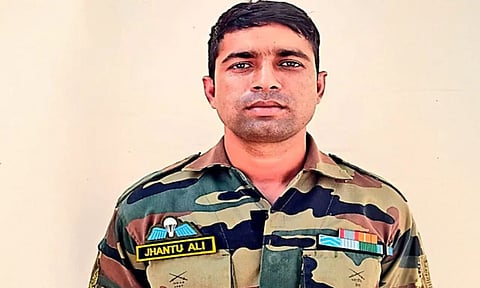 Paratrooper Jhantu Ali Sheikh, who laid down his life while fighting terrorists in Jammu and Kashmir's Udhampur district (X)