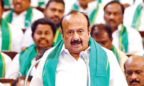 Tamil Nadu Agriculture Minister MRK Panneerselvam 