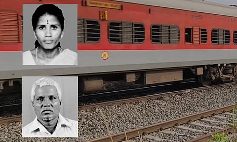 The deceased couple, Kumar and Kavitha (Thanthi TV)