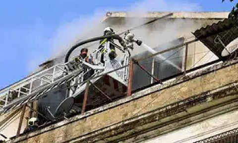 Visuals from the spot (PTI) 