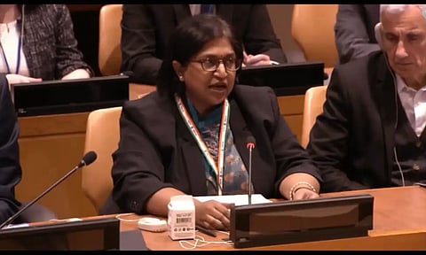 India’s Deputy Permanent Representative Yojna Patel (IANS)