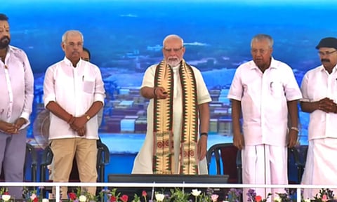 PM Modi inaugurates Rs 8,900 cr Vizhinjam port, calls it ‘big achievement in India’s maritime security’ (IANS) 