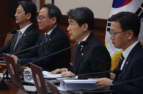 South Korean Acting President Lee Ju-ho presided over his first Cabinet meeting on Friday