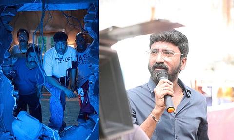 (L-R) Still from the film; Prem Anand