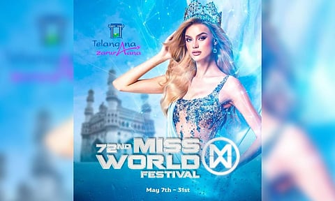The 72nd Miss World pageant will be hosted by Telangana 