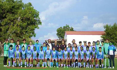 Indian senior women's football team (ANI)