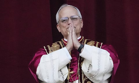 Newly elected Pope Leo XIV 