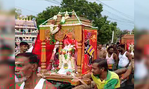 Chithirai festival at Sivakasi Bhadrakaliamman Temple (Photo/ANI)