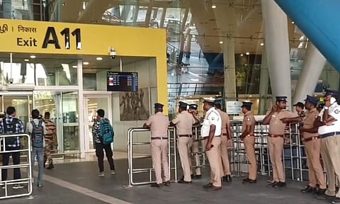 Security intensified at Chennai Airport amid India - Pakistan border tensions 