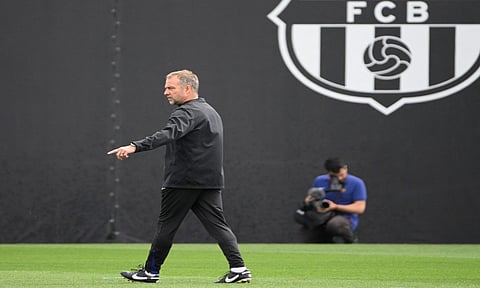 Head Coach Hansi Flick during a training session (Agencies)