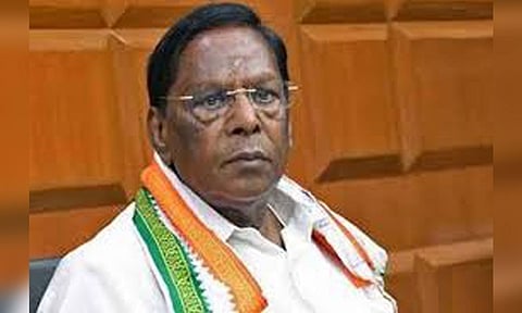 Former Pondicherry Chief Minister V Narayanasamy
