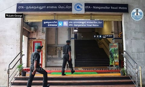 OTA-Nanganallur Road metro station (Photo: Justin George)