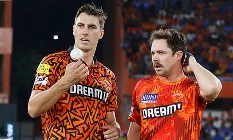 Pat Cummins and Travis Head (PTI)