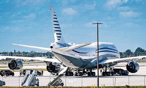 Emoluments debate: Qatar's plane for Trump fuels ethical concerns